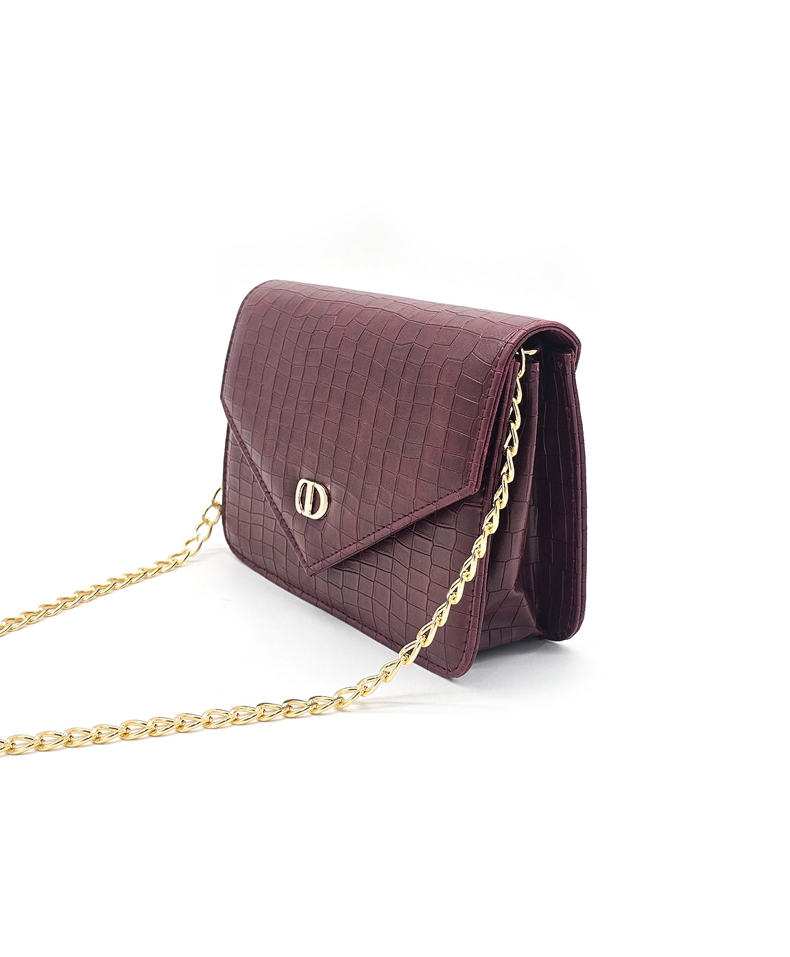 Croco Shoulder Bag