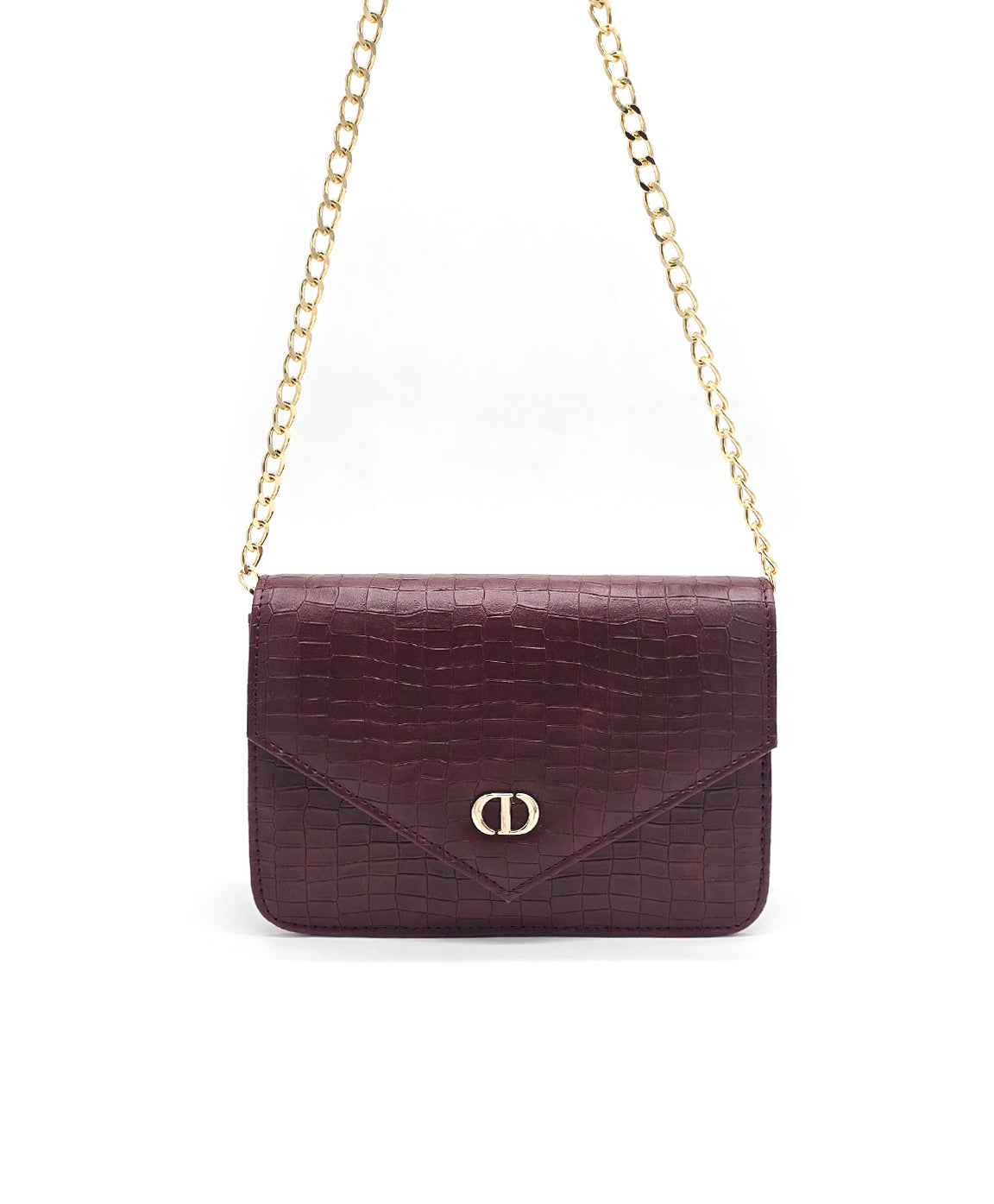 Croco Shoulder Bag