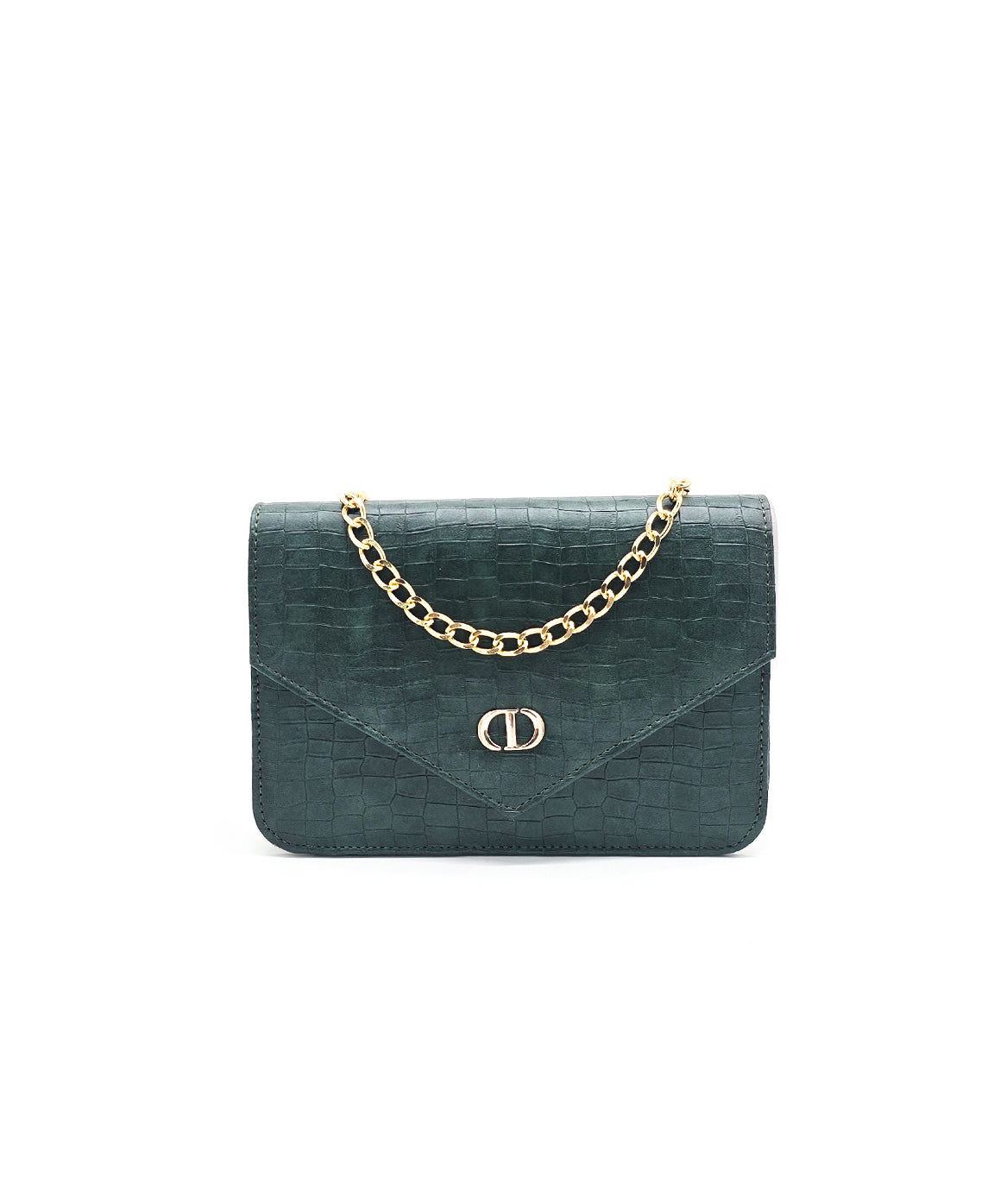 Croco Shoulder Bag