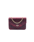 Croco Shoulder Bag