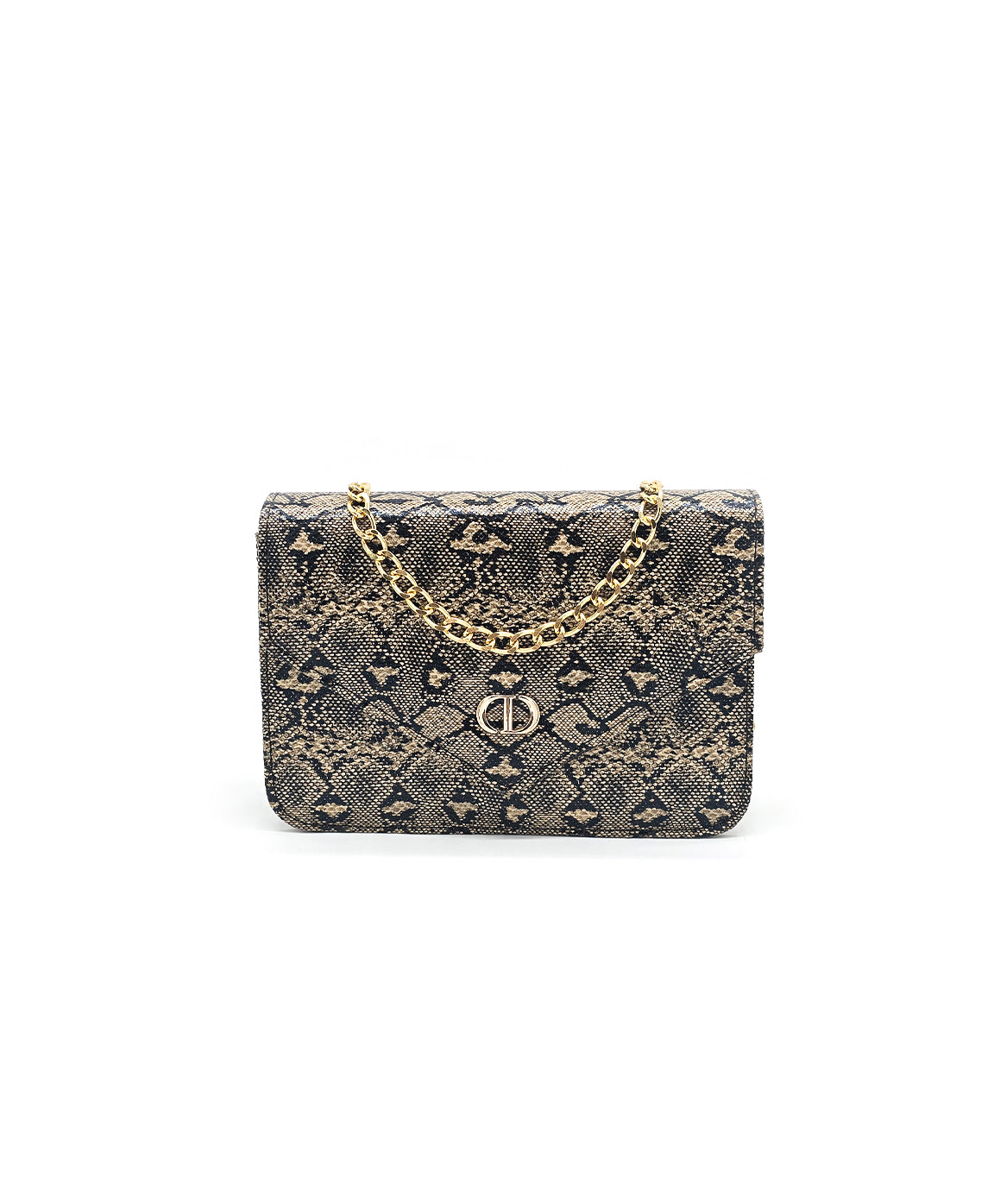 Croco Shoulder Bag
