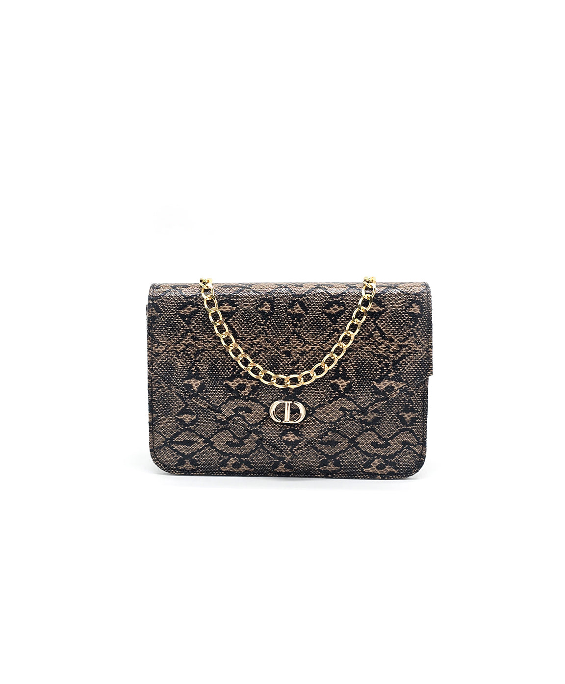 Croco Shoulder Bag